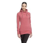 Ragwear NESKA Damen Frauen Kapuzenpulli,Kapuzenpullover,Hoodie,Stehkragen,warm,Seitentaschen,Rosa,M