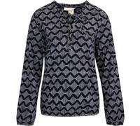 Ragwear Onelia Print Organic Longsleeve Damen (Black, S)
