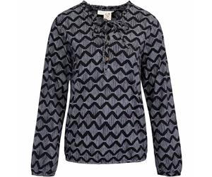 Ragwear Onelia Print Organic Longsleeve Damen (Black, S)