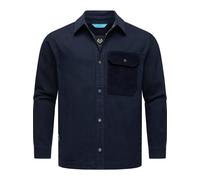 Ragwear Outdoorhemd Herren Regular Fit Baumwolle blau, XL