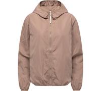 Outdoorjacke RAGWEAR "Vinzie C", Damen, Gr. XL (42), lila (mauve), 100% Polyester, casual, lässig geschnitten hüftlang, hoch geschlossener Ausschnitt, Langarm Ärmel ohne Ärmelschlitz elastischer Bund 