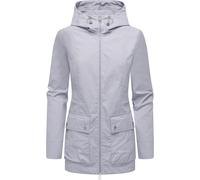 Outdoorjacke RAGWEAR "Monadetta A", Damen, Gr. S (36), lila (lavender), Obermaterial: 65% Polyester, 35% Baumwolle, Innenfutter: 100% Polyester, casual, A-Linie Po-bedeckend, hoch geschlossener Aussch