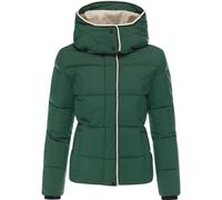 Winterjacke RAGWEAR "Gleama YOUMODO", Damen, Gr. M (38), flaschengrün, Obermaterial: 100% Polyester, Innenfutter: 100% Polyester, Wattierung: 100% Polyester, tailliert hüftlang, hoch geschlossener Aus