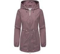 Outdoorjacke RAGWEAR "Monadissimo B", Damen, Gr. 4XL (48), lila (mauve), Obermaterial: 65% Polyester, 35% Baumwolle, Innenfutter: 100% Polyester, Basic, figurumspielend Po-bedeckend, hoch geschlossene