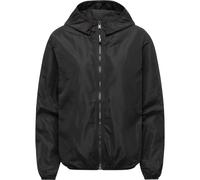 Outdoorjacke RAGWEAR "Vinzie C", Damen, Gr. XL (42), schwarz, 100% Polyester, casual, lässig geschnitten hüftlang, hoch geschlossener Ausschnitt, Langarm Ärmel ohne Ärmelschlitz elastischer Bund mit G