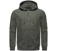 Outdoorjacke RAGWEAR "Garoo", Herren, Gr. XL (54), grün, Material: 100% Baumwolle, Basic, bequem hüftbedeckend, hoch geschlossener Ausschnitt, Langarm Ärmel ohne Ärmelschlitz Bündchen, Jacken, Stylisc