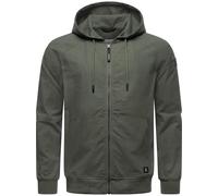 Outdoorjacke RAGWEAR "Garoo", Herren, Gr. XXL (56), grün, Material: 100% Baumwolle, Basic, bequem hüftbedeckend, hoch geschlossener Ausschnitt, Langarm Ärmel ohne Ärmelschlitz Bündchen, Jacken, Stylis