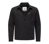 Outdoorjacke RAGWEAR "Karmel YOUMODO", Damen, Gr. L (52), schwarz, Obermaterial: 100% Baumwolle, Innenfutter: 100% Polyester, Wattierung: 100% Polyester, gerade hüftbedeckend, Rundhals, Ärmel mit Ärme