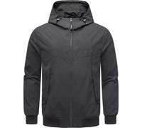 Outdoorjacke RAGWEAR "Tyller", Herren, Gr. M (50), schwarz, Material: 74% Baumwolle, 26% Nylon, Innenfutter: 100% Polyester, casual, lässig geschnitten hüftlang, hoch geschlossener Ausschnitt, Langarm