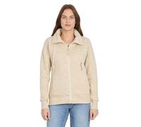 Sweatshirt RAGWEAR "RONETTE PRINT", Damen, Gr. XL, beige (sand), Sweatware, Obermaterial: 70% Baumwolle, 30% Polyester, bedruckt, gemustert, figurumspielend hüftbedeckend, Rundhals, Rippbündchen, Swea