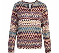 Ragwear Santica Print Bluse Longsleeve Damen (DE/NL/SE/PL, Alphanumerisch, M, Regular, Regular, Sand)