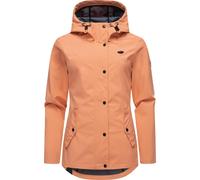 Softshelljacke RAGWEAR "Margge Shell" Gr. XXXL (46), orange (pfirsich) Damen Jacken Bestseller (13036308-XXXL) pfirsich
