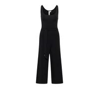 Ragwear Sportlicher Sommer-Jumpsuit LISSETA mit rundem, tiefem Rückenausschnitt und weitem 3/4-Bein, BLACK, L