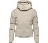 Steppjacke RAGWEAR "Roobie Cordy", Damen, Gr. XXL(44), hellgrau, Obermaterial: 100% Baumwolle, Innenfutter: 100% Polyester, Wattierung: 100% Polyester, gerade hüftlang, hoch geschlossener Ausschnitt,