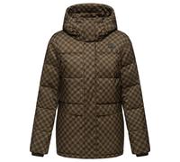 Steppjacke RAGWEAR "Wikesh Print" Gr. XXL (44), braun Damen Jacken (51019462-XXL) braun