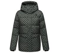 Steppjacke RAGWEAR "Wikesh Print" Gr. XS (34), grau (graugrün) Damen Jacken (76687160-XS) graugrün