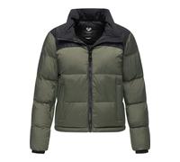 Ragwear Damen Colourblocking Winterjacke Serah Dark Olive Gr. 3XL