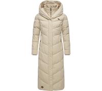 Steppmantel RAGWEAR "Natalka Extralong" Gr. 5XL (50), beige (ecru) Damen Mäntel (96730957-5XL) ecru
