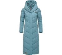 Steppmantel RAGWEAR "Natalka Extralong", Damen, Gr. 4XL (48), stein, Außenmaterial: 100% Polyester, Innenfutter: 100% Polyester, Wattierung: 100% Polyester, tailliert extralang, Ärmel ohne Ärmelschlit