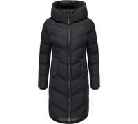 Steppmantel RAGWEAR "Natalin YOUMODO", Damen, Gr. 4XL (48), schwarz, Obermaterial: 100% Polyester; Innenfutter: 100% Polyester; Wattierung: 100% Polyester, tailliert ca. Mitte Oberschenkel, hoch gesch