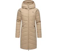 Steppmantel RAGWEAR "Dizzie Coat" Gr. XL (42), grau (taupe) Damen Mäntel (61827318-XL) taupe