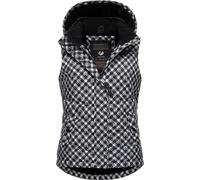 Steppweste RAGWEAR "Hesty Print" Gr. XXL (44), schwarz Damen Westen (81055223-XXL) schwarz