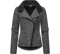 Ragwear Strickfleecejacke Saskie Melange für Damen - 2XL