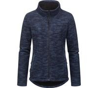 Strickjacke RAGWEAR "Liram Melange" Gr. S (36), blau (navy) Damen Strickjacken (92051957-S) navy