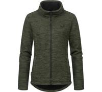 Strickjacke RAGWEAR "Liram Melange" Gr. 6XL (52), grün (olivgrün) Damen Strickjacken (70164231-6XL) olivgrün
