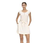 Ragwear Summer RELOVED Remake Damen Frauen Parka,Mantel,Übergangsmantel,Übergangsjacke mit Kapuze,Beige,L