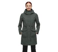 Ragwear SUMMER RELOVED REMAKE Damen Frauen Parka,Mantel,Übergangsmantel,Übergangsjacke mit Kapuze,Schwarz,L