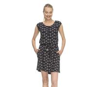 Ragwear Summer RELOVED Remake Damen Frauen Parka,Mantel,Übergangsmantel,Übergangsjacke mit Kapuze,Schwarz,L