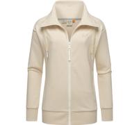Sweatjacke RAGWEAR "Shocky" Gr. 5XL (50), beige Damen Sweatjacken (90226325-5XL) beige