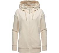 Kapuzensweatjacke RAGWEAR "Yodis Zip" Gr. XXXL (46), beige Damen Sweatjacken (92985753-XXXL) beige