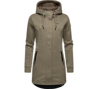 Kapuzensweatjacke RAGWEAR "Letti Bonded" Gr. S (36), braun Damen Sweatjacken Sweats Sportliche Kapuzenjacke in Feinstrick-Optik (42817845-S)