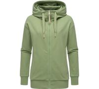 Kapuzensweatjacke RAGWEAR "Yodis Zip" Gr. M (38), grün Damen Sweatjacken (86549955-M) grün