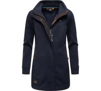 Sweatjacke RAGWEAR "Letrice Bonded" Gr. S (36), blau (navy) Damen Sweatjacken (88974152-S) navy