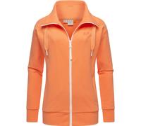 Sweatjacke RAGWEAR "Shocky" Gr. 5XL (50), orange (pfirsich) Damen Sweatjacken (14784059-5XL) pfirsich