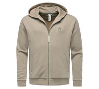 Sweatjacke RAGWEAR "Natten EMB", Herren, Gr. XXL (56), olivgrün, Material: 70% Baumwolle, 30% Polyester, Basic, lässig geschnitten hüftbedeckend, hoch geschlossener Ausschnitt, Ärmel ohne Ärmelschlitz