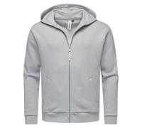 Sweatjacke RAGWEAR "Natten", Herren, Gr. M (50), grau, Material: 70% Baumwolle, 30% Polyester, Basic, lässig geschnitten hüftbedeckend, hoch geschlossener Ausschnitt, Ärmel ohne Ärmelschlitz Bündchen,