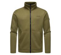Sweatjacke RAGWEAR "Fabbian Collar" Gr. XL (54), grün (olivgrün) Herren Sweatjacken (48110450-XL) olivgrün