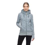 Ragwear Sweatjacke Neska Flowery Zip stone blue Blau S