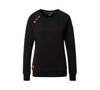 Ragwear Sweatshirt Damen DARIA 2021-30004 Schwarz Black 1010, Größe:L
