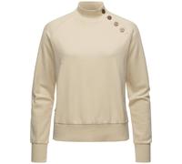 Sweatshirt RAGWEAR "Majjorka Solid" Gr. L (40), beige (ecru) Damen Sweatshirts (35068636-L) ecru