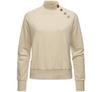 Sweatshirt RAGWEAR "Majjorka Solid" Gr. XL (42), beige (ecru) Damen Sweatshirts (35068636-XL) ecru