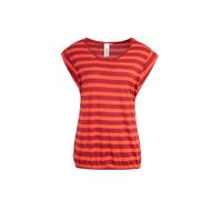 Ragwear Tulsa Stripes Top Damen (DE/NL/SE/PL, Alphanumerisch, S, Regular, Regular, Wine red)