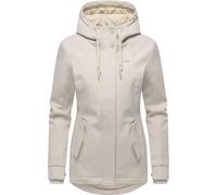 Winterjacke RAGWEAR "Monadde Felt YOUMODO", Damen, Gr. XS (34), ecru, Obermaterial: 100% Polyester, Innenfutter: 100% Polyester, Wattierung: 100% Polyester, Basic, tailliert Po-bedeckend, hoch geschlo