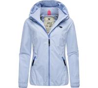 Ragwear Damen wasserdichte Übergangsjacke leichte Jacke kurz mit Kapuze Dizzie Intl Cloud024 Gr. 4XL