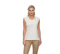 Ragwear W Greta Weiß - Lässiges Damen Baumwoll Top, Größe M - Farbe Offwhite