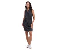 Ragwear W Roissin Denim Schwarz - Modisches bequemes Damen Blusenkleid, Größe L - Farbe Black